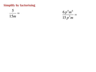 PMR Form 3 Mathematics Algebraic Fractions | PPTX