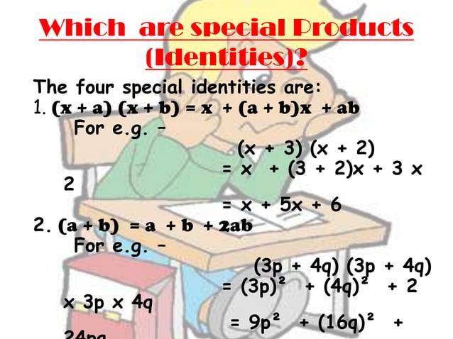 Algebraic identities | PPT