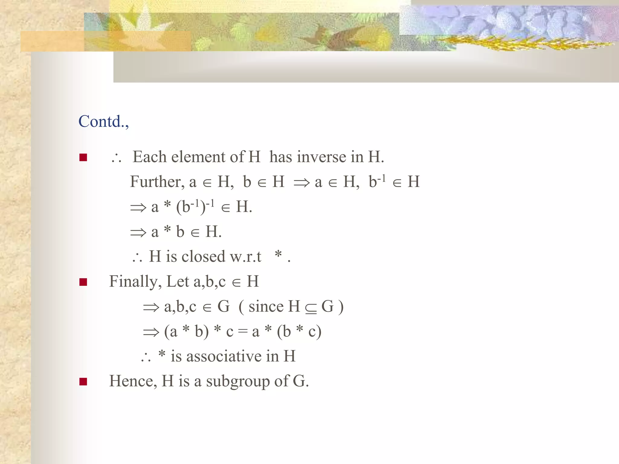 Algebraic structures ppt