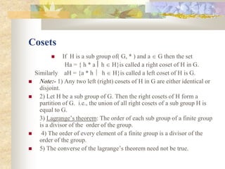 Algebraic structures | PPT