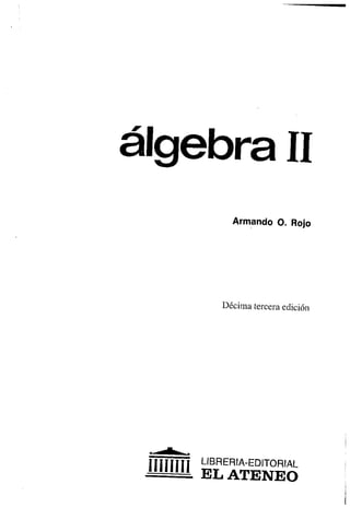 Algebra 2 - Armando Rojo