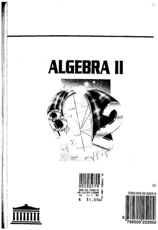 Algebra 2 - Armando Rojo