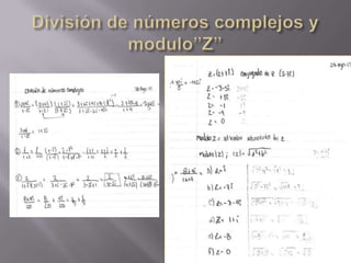 Suma de partes imaginarios