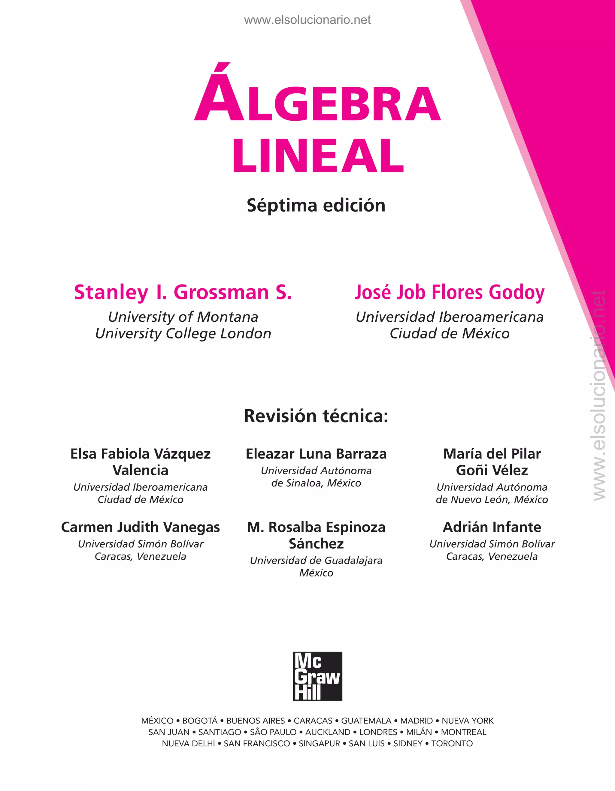 Algebra Lineal – Stanley I. Grossman – 7ed.pdf