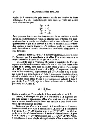 Algebra linear hoffman e kunze