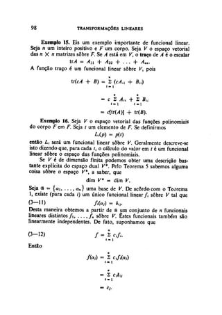 Algebra linear hoffman e kunze