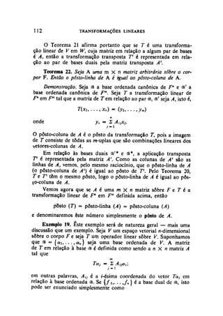 Algebra linear hoffman e kunze