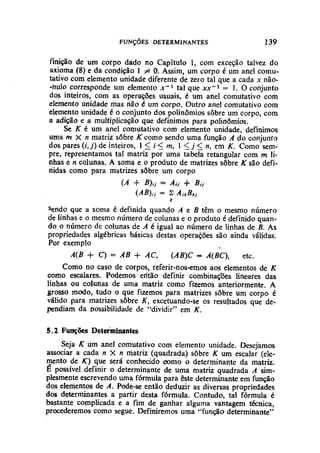 Algebra linear hoffman e kunze