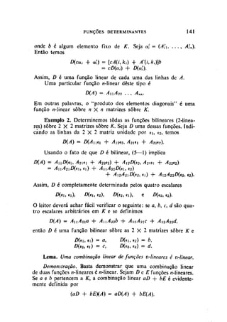 Algebra linear hoffman e kunze