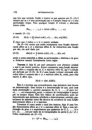 Algebra linear hoffman e kunze