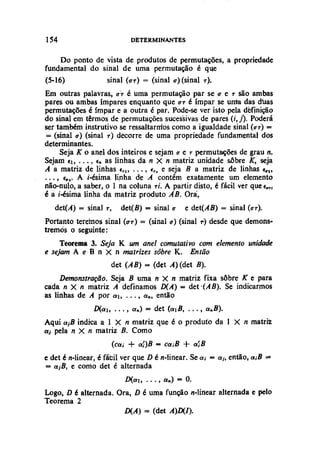 Algebra linear hoffman e kunze
