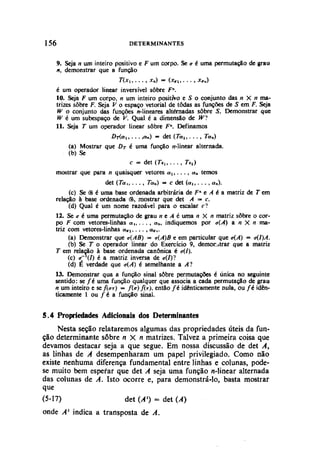Algebra linear hoffman e kunze