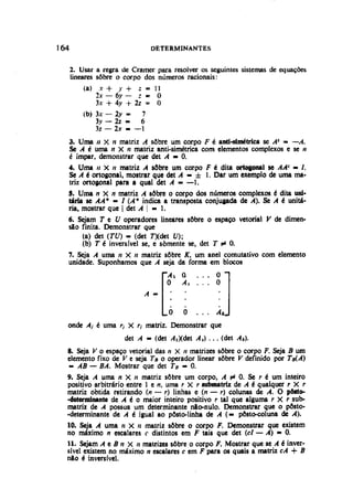 Algebra linear hoffman e kunze