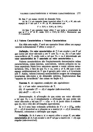 Algebra linear hoffman e kunze