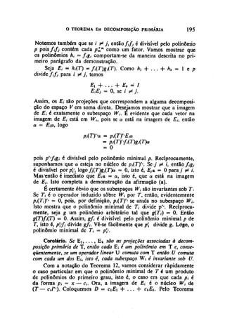 Algebra linear hoffman e kunze