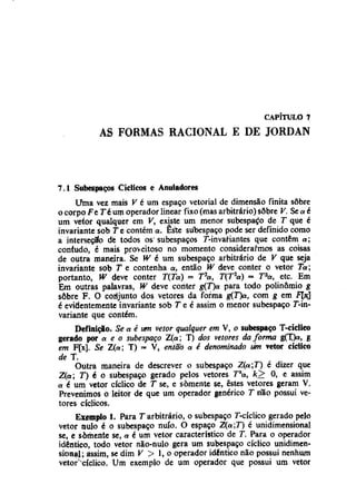Algebra linear hoffman e kunze