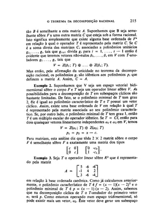 Algebra linear hoffman e kunze