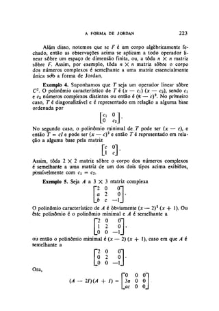 Algebra linear hoffman e kunze