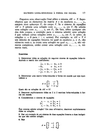 Algebra linear hoffman e kunze