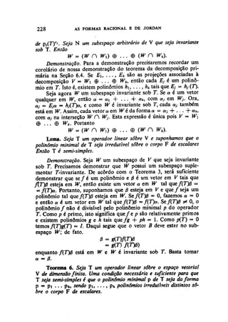Algebra linear hoffman e kunze