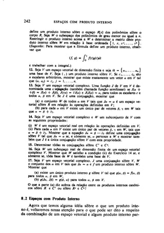 Algebra linear hoffman e kunze