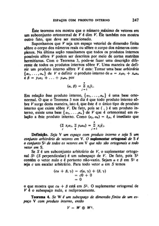 Algebra linear hoffman e kunze