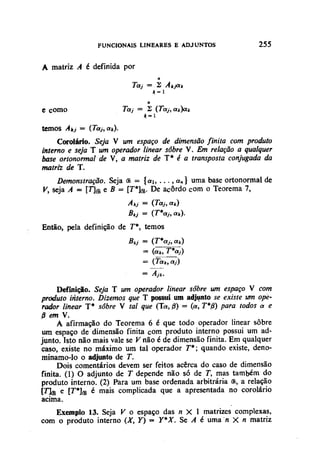 Algebra linear hoffman e kunze