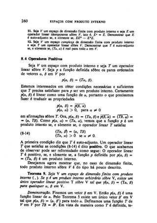 Algebra linear hoffman e kunze