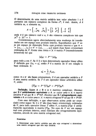 Algebra linear hoffman e kunze