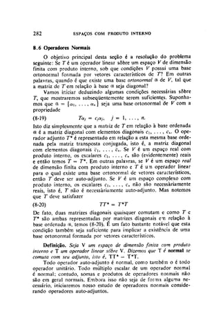 Algebra linear hoffman e kunze