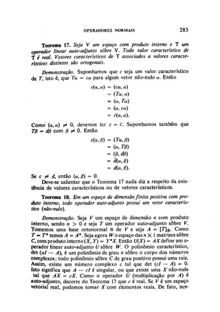 Algebra linear hoffman e kunze