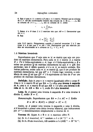 Algebra linear hoffman e kunze