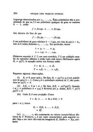 Algebra linear hoffman e kunze