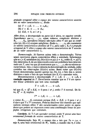 Algebra linear hoffman e kunze