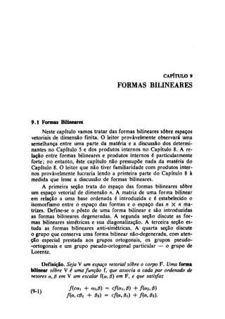 Algebra linear hoffman e kunze