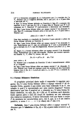 Algebra linear hoffman e kunze