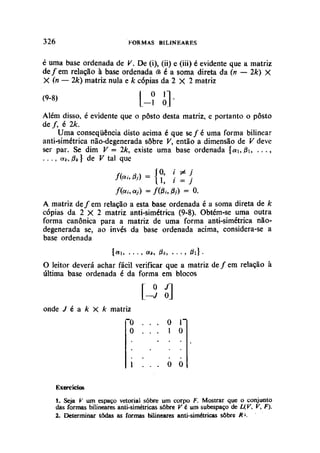 Algebra linear hoffman e kunze