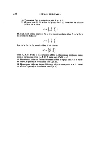 Algebra linear hoffman e kunze