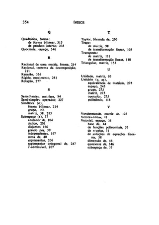 Algebra linear hoffman e kunze