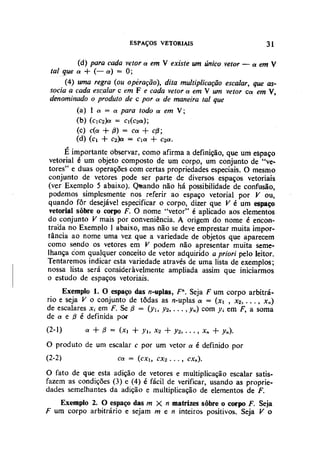 Algebra linear hoffman e kunze