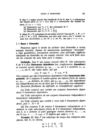 Algebra linear hoffman e kunze