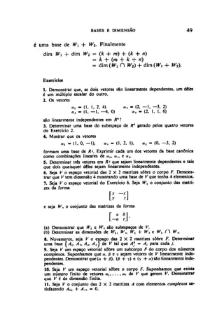 Algebra linear hoffman e kunze