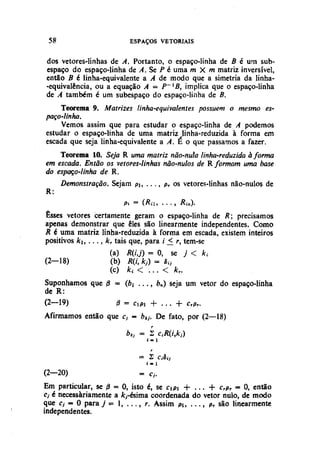 Algebra linear hoffman e kunze
