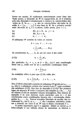 Algebra linear hoffman e kunze