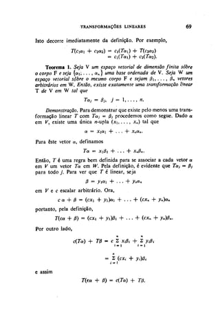 Algebra linear hoffman e kunze