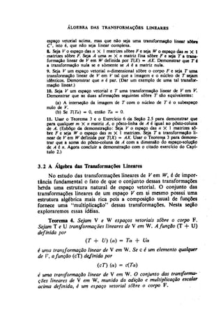 Algebra linear hoffman e kunze