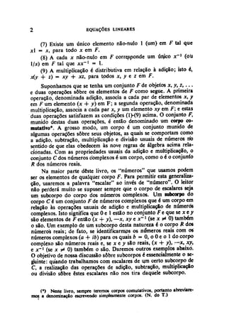 Algebra linear hoffman e kunze