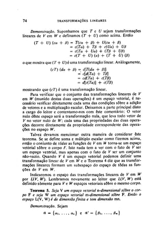 Algebra linear hoffman e kunze