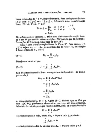 Algebra linear hoffman e kunze