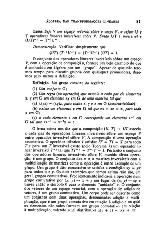 Algebra linear hoffman e kunze
